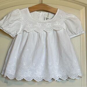 Sz5/6 Joie Eyelet Lace Top
